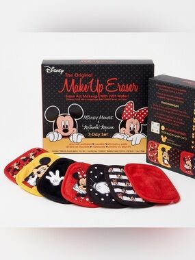 NEW Disney Mickey & Minnie MakeUp Eraser 7-Day Set BNIB